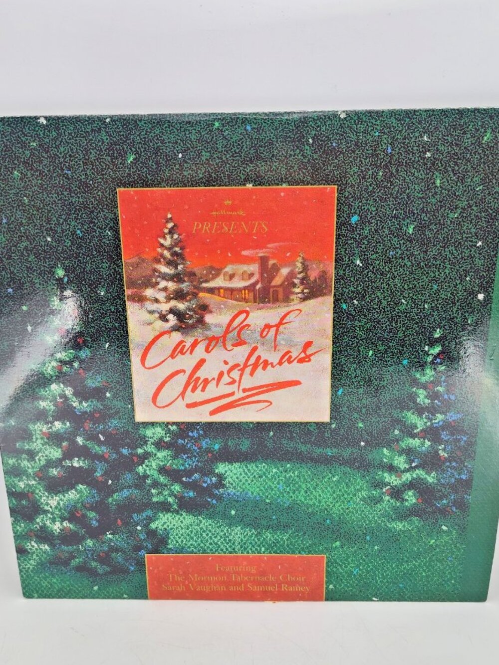 🎄 Hallmark “Carols of Christmas” LP + Bonus Hallmark Xmas Record – Tested good